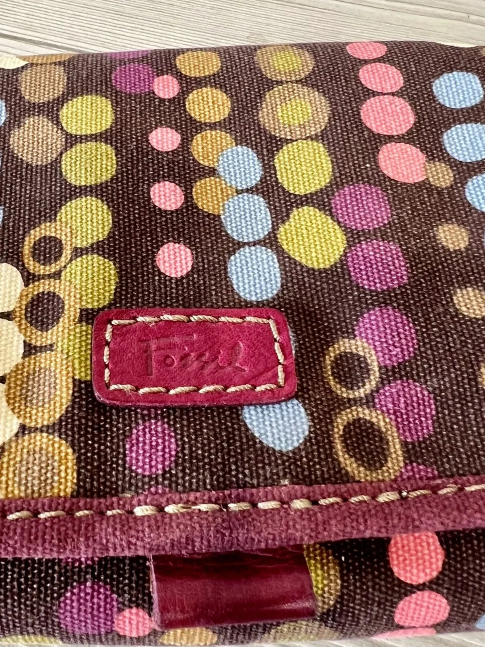 Fossil Key Per Canvas Roll Travel Organizer